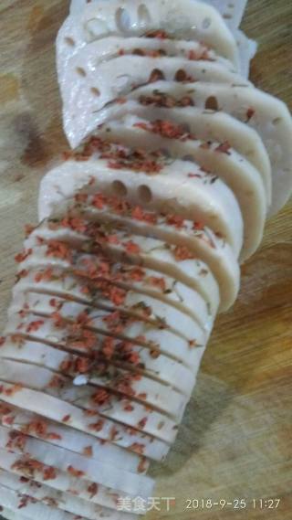 "homemade Snacks" Sweet-scented Osmanthus Glutinous Rice and Lotus Root recipe