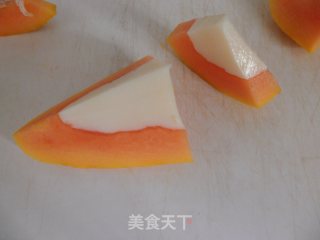 【summer Cold Dishes】papaya Milk Jelly recipe