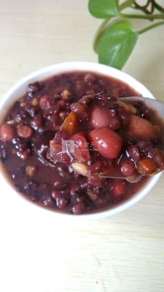 A Bowl of Health Porridge Every Day-chinese Wolfberry, Red Beans, Peanuts, Oats and Red Dates Porridge recipe