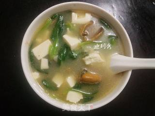 Mussel Tofu Soup recipe
