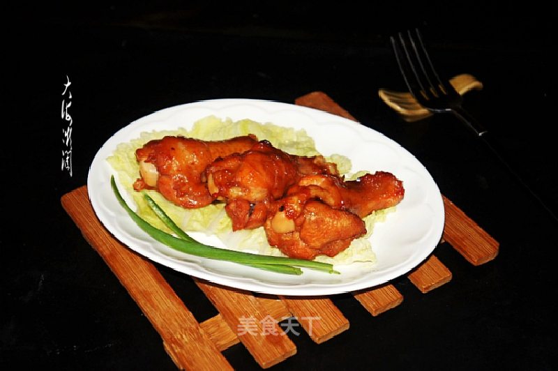 Roasted Chicken Wing Roots with Honey Sauce recipe
