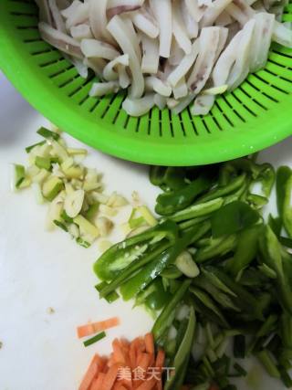 Green Pepper Squid Rings recipe