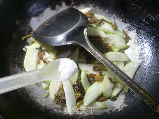 Stir-fried Plum Dried Vegetables for Night Blossoms recipe