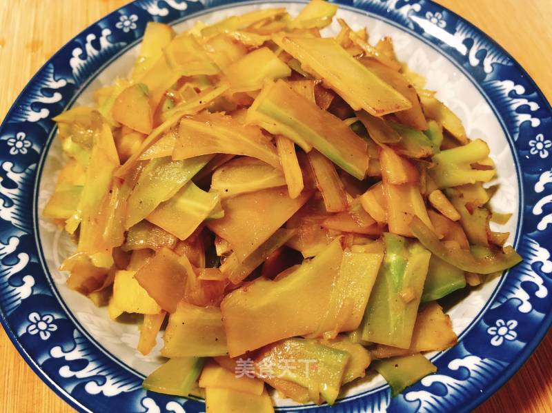 Stir-fried Broccoli Stems recipe