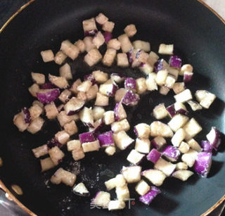 Noodles with Eggplant Meat Sauce recipe