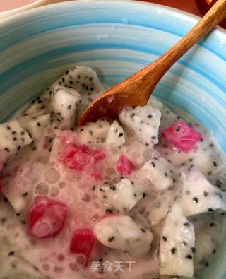 Dragon Fruit Sago recipe