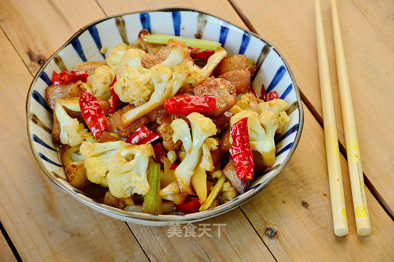 Cauliflower Fried Pork recipe