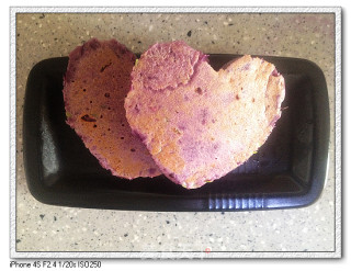 Egg Purple Potato Cake recipe