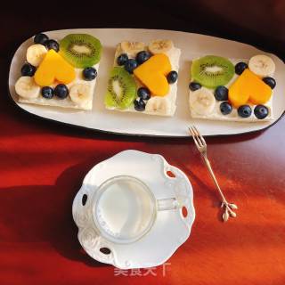 Open Fruit Sandwich recipe