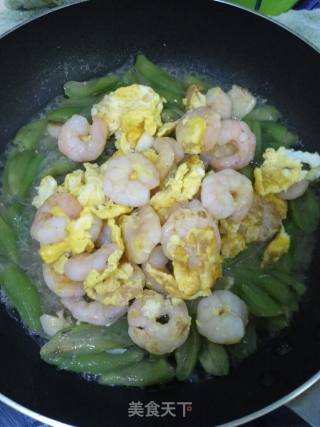 Loofah Shrimp Golden Egg recipe