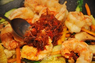 Fried Seafood Udon Noodles with Xo Sauce recipe