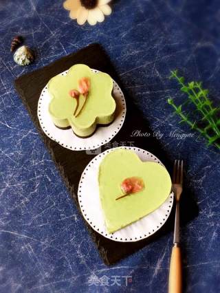 Sakura Matcha Mousse recipe