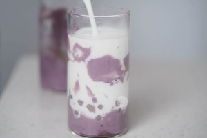 Re-engraved Lele Tea Super Thick Taro Puree and Purple Potato Stew recipe