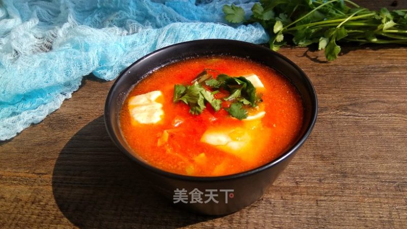 Tomato Tofu Soup recipe
