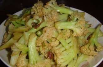 Stir-fried Cauliflower with Soy Sauce recipe