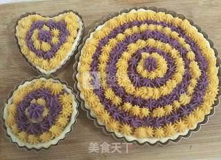 #aca烤明星大赛# Sweet and Sweet Double Potato Pie recipe