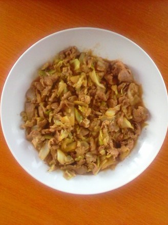 Stir-fried Cabbage with Pork recipe