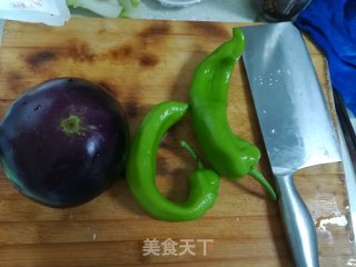 Stir-fried Shredded Eggplant with Hot Peppers recipe