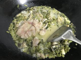 Black Fish Fillet with Pickled Vegetables recipe