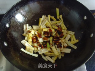 Braised Bamboo Shoots in Oyster Sauce recipe