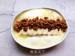 Steamed Egg with Tofu with Minced Meat recipe