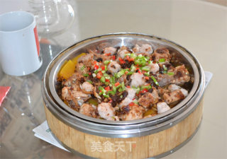 Yangjiang Steamed Pork Ribs and Meatballs with Black Bean Sauce recipe