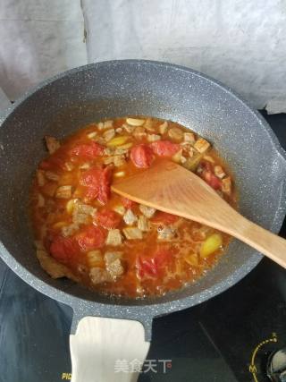 Beef Stew with Tomato Sauce and Potatoes recipe