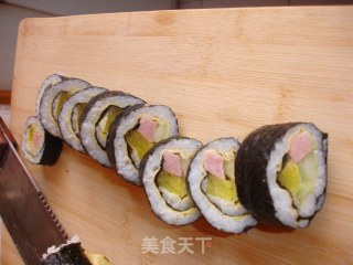 Changeable Egg Roll Sushi recipe