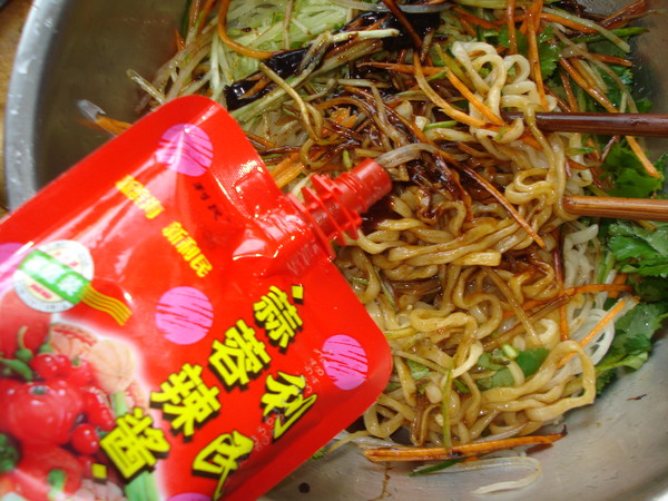 Cold Instant Noodles#中卓炸酱面# recipe