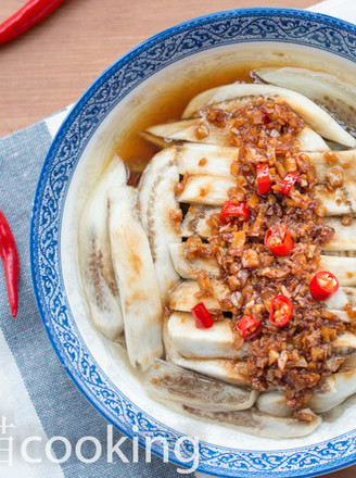 Eggplant with Minced Garlic recipe