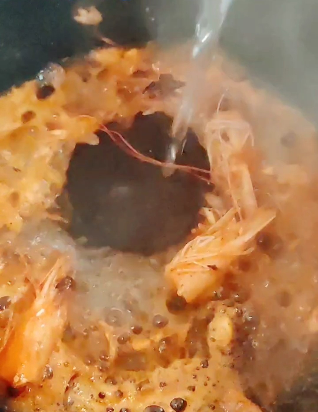 Shrimp Congee with Seasonal Vegetables recipe