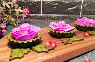 #柏翠大赛#osmanthus Purple Yam Tart recipe