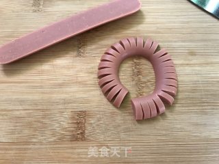 Ham Sausage Sun Egg recipe