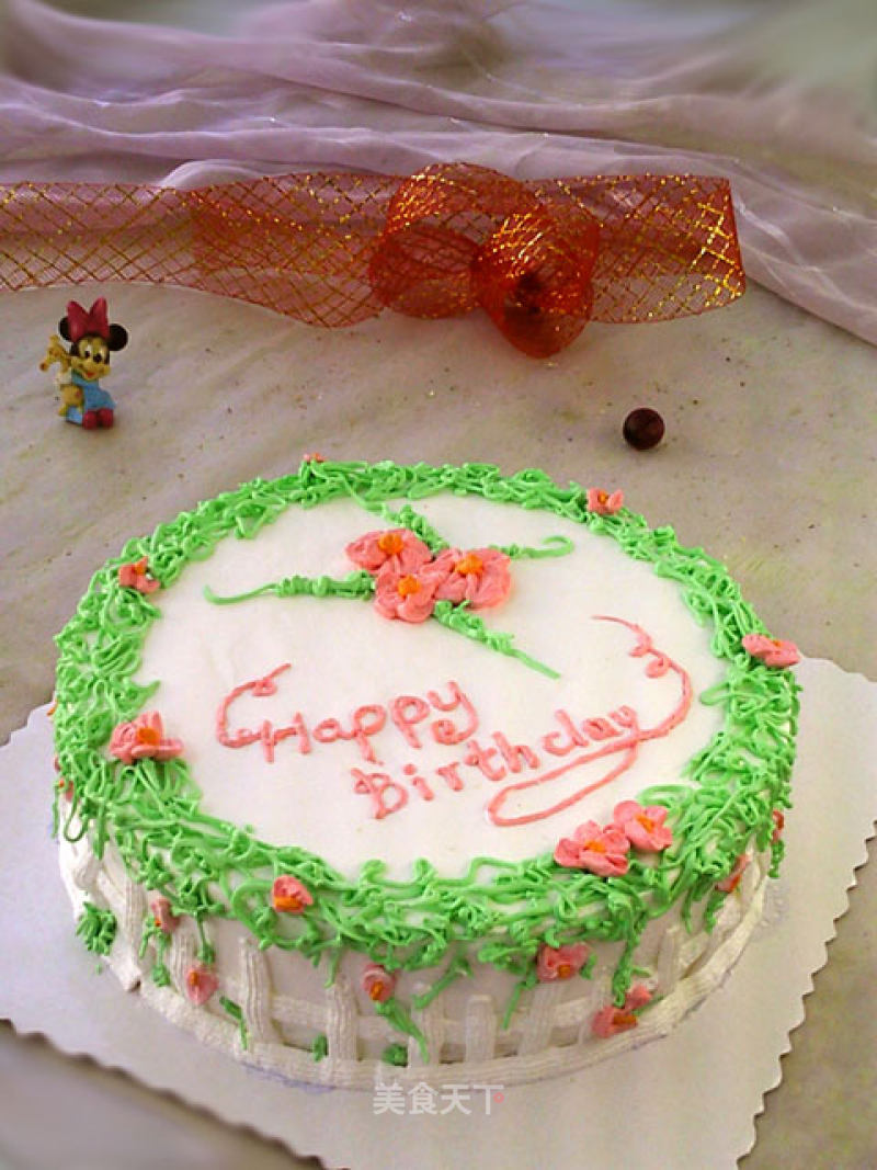 Decorated Cake: Spring recipe