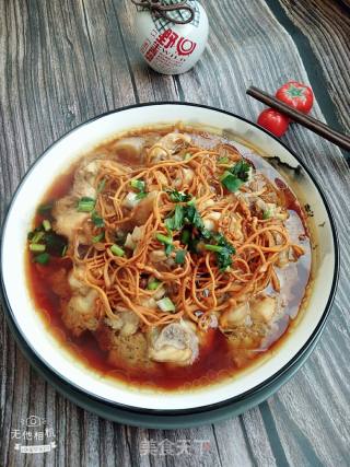 Steamed Chicken with Cordyceps Flower recipe