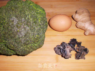 Mustard Broccoli Mix with Egg Peel recipe