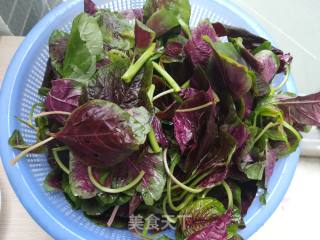 Garlic Red Amaranth recipe