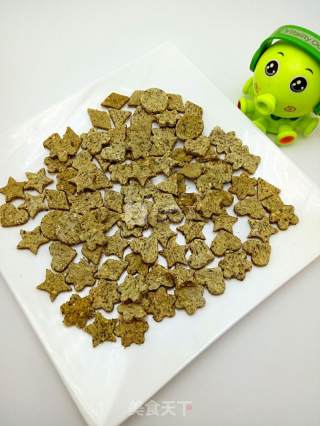 #aca烤明星大赛# Oatmeal Seaweed Molar Biscuits recipe