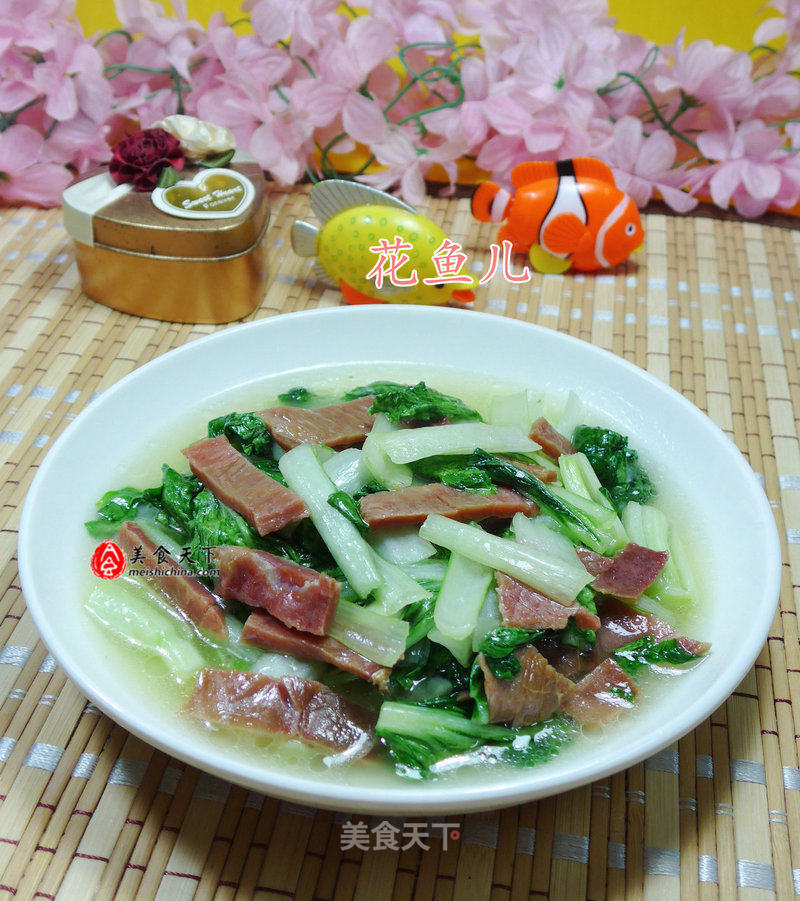 Stir-fried Chinese Cabbage with Fine Ham recipe