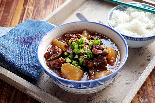 Braised Radish Sirloin recipe