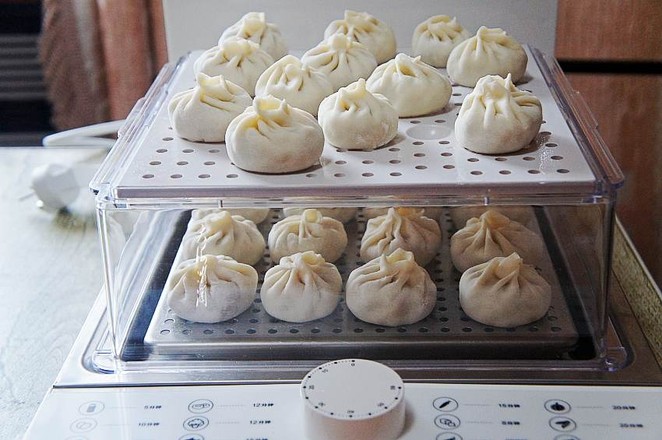 Horn Melon and Egg Stuffed Buns recipe