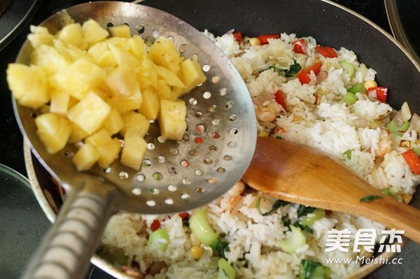 Thai Style Pineapple Fried Rice recipe