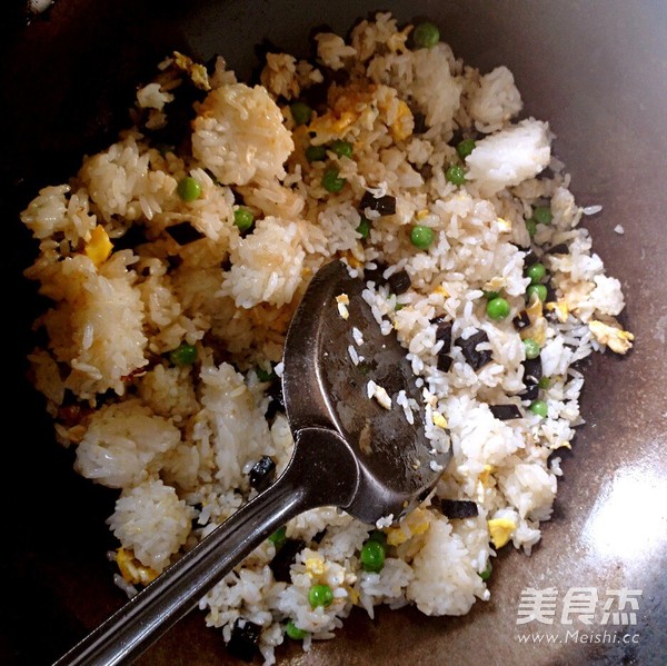 Fried Rice with Rutabaga and Egg recipe