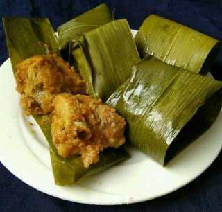 Steamed Pork Ribs with Rice Dumplings recipe