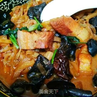 #御寒美食# Braised Pork with Dried Vegetables recipe