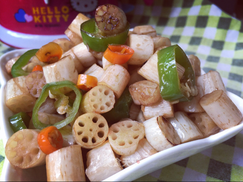 Hot and Sour Lotus Root Strips recipe