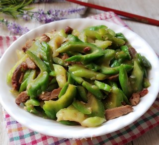 Char Siew and Stir-fried Bitter Gourd recipe