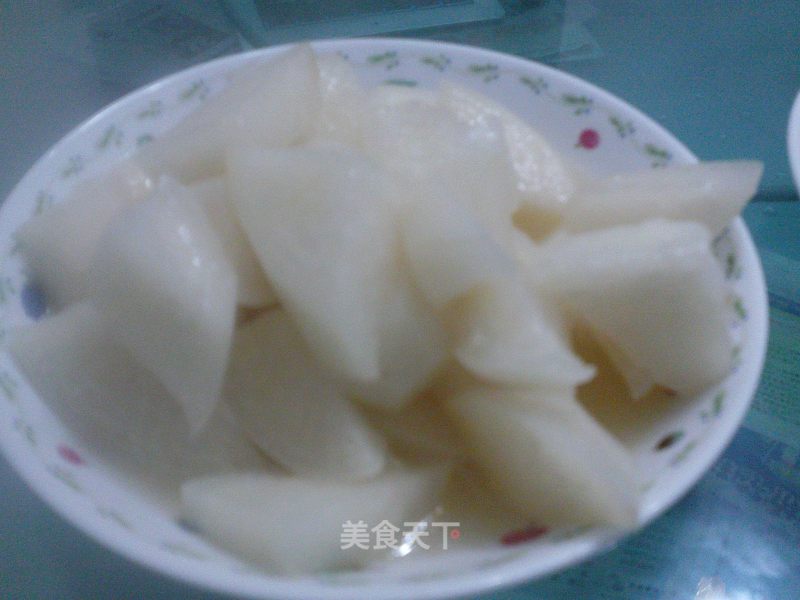 White Roasted Radish recipe