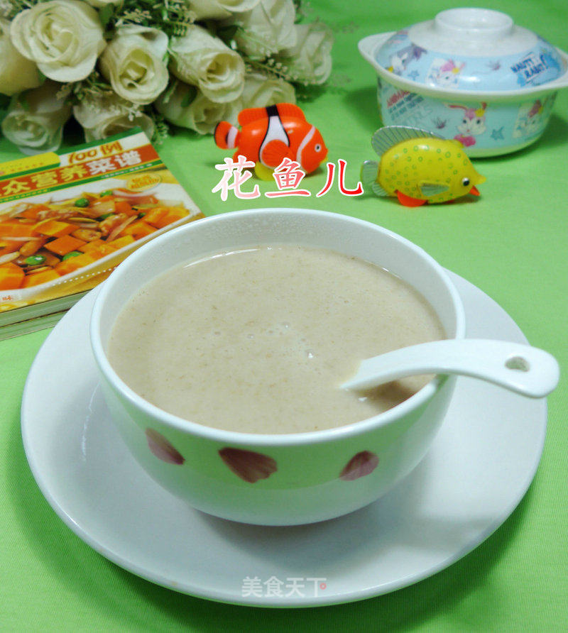 Oatmeal Walnut Rice Porridge recipe