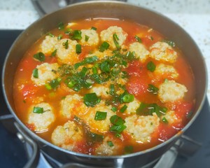 Tomato Meatball Soup recipe